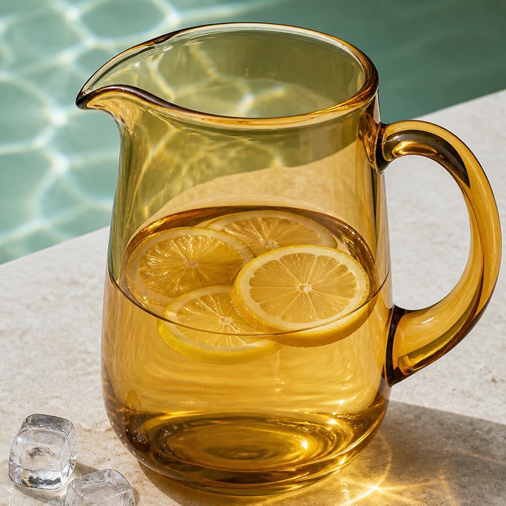 Amber Halo Pitcher